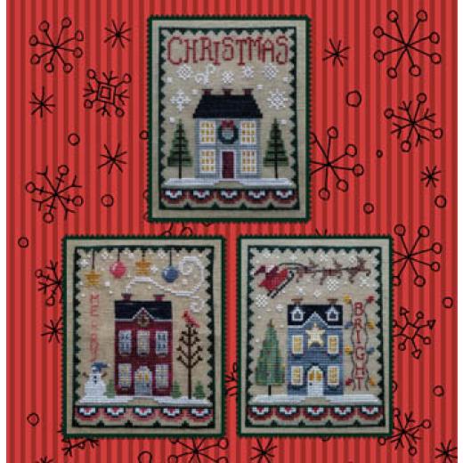 Waxing Moon Designs - Christmas House Trio