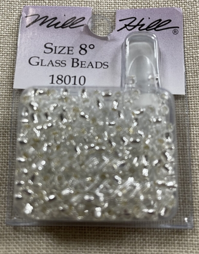 18010 Mill Hill Pony Beads Size 8 - Ice Ø 3 mm