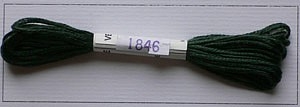 Soie dAlger Seidenstickgarn - Farbe 1846 warmes grün