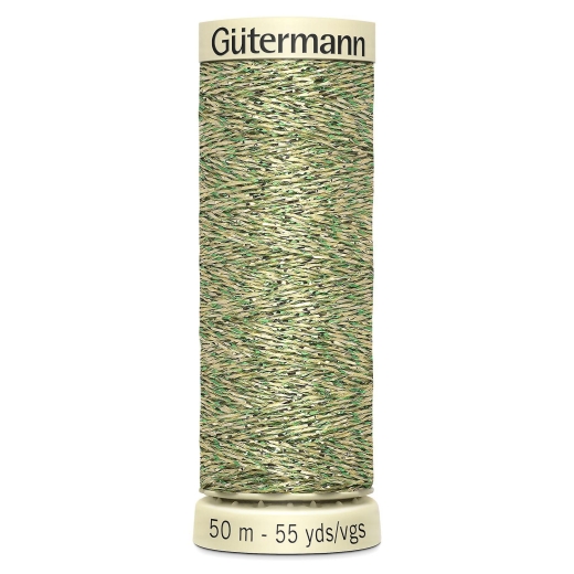 Gütermann Metalleffekt-Faden W 331 - Farbe 400 hellgrün