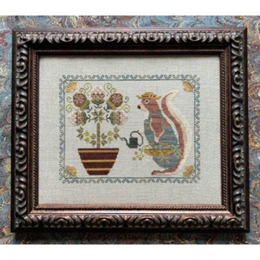 The Blue Flower - Spring Squirrel