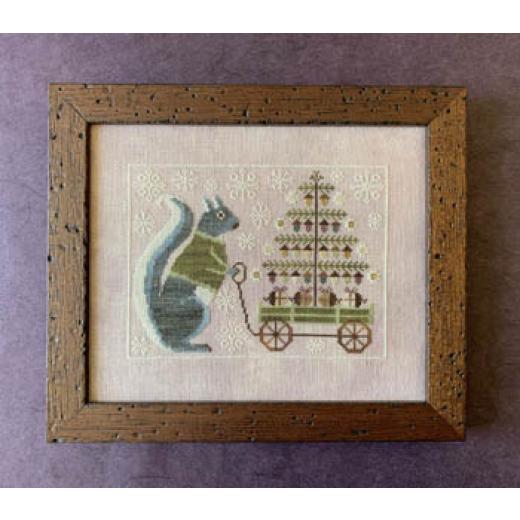 The Blue Flower - Winter Squirrel