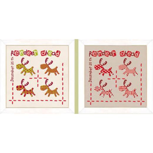 Lilipoints - Reindeer Ahead + Silk Ribbon