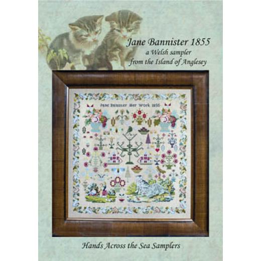 Hands Across The Sea Samplers - Jane Banister 1855