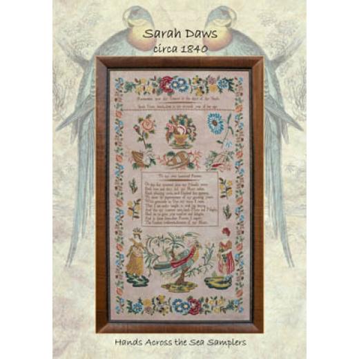 Hands Across The Sea Samplers - Sarah Daws Circa 1840