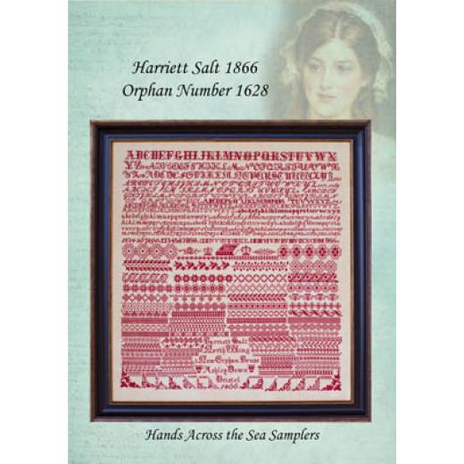 Hands Across The Sea Samplers - Harriett Salt 1866