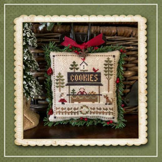 Little House Needleworks - Jack Frosts Tree Farm 7 Cookies