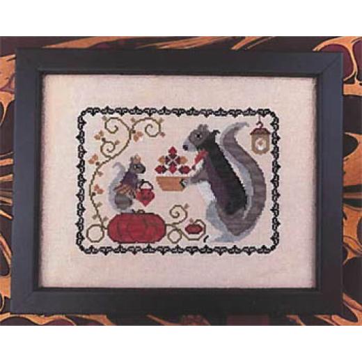 The Blue Flower - Halloween Squirrel