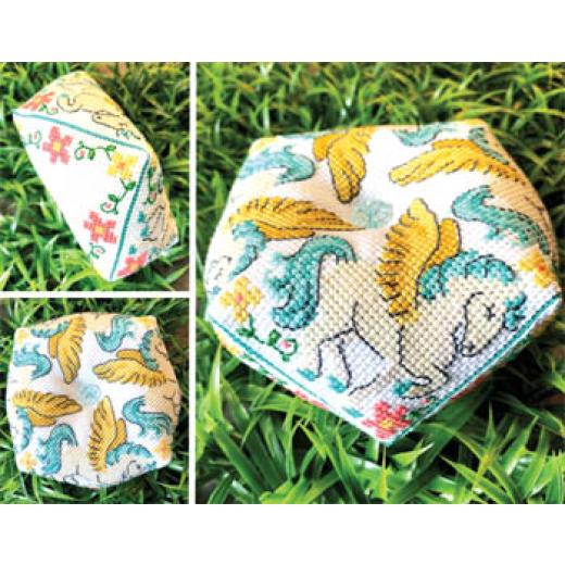 Tiny Modernist - Pegasus Biscornu