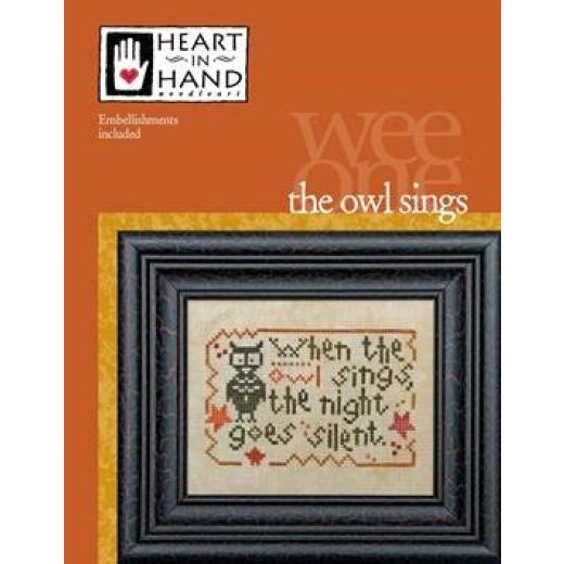 Heart In Hand Needleart - Owl Sings (w/emb)