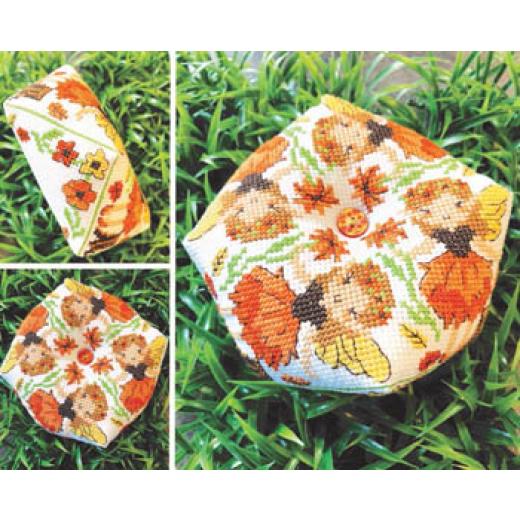 Tiny Modernist - Pixie Biscornu October