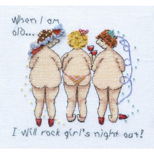 MarNic Designs - When I Am Old I Will Rock Girls Night Out