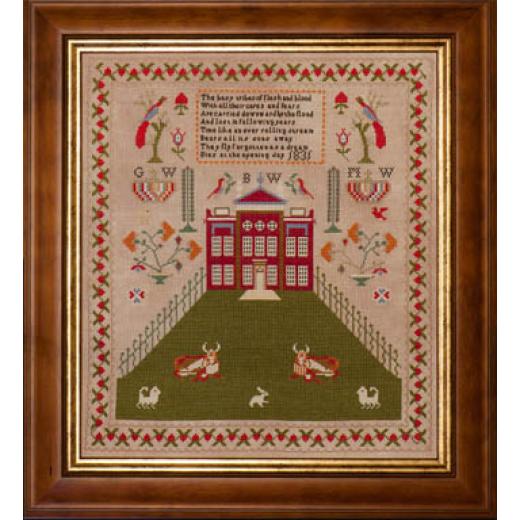 Hands Across The Sea Samplers - How Now Brown Cow BW 1831