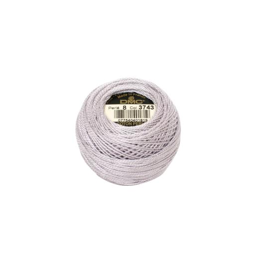 DMC Perlgarn Stärke 5 - 45 m – 3743 antikviolett sehr hell (Ausverkauf)