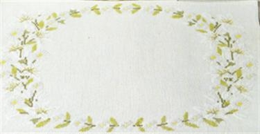 Fremme Stickpackung - Platzset Blumenkranz
