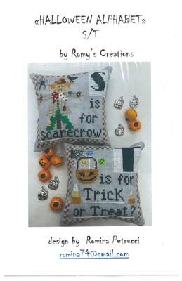 Stickvorlage Romys Creations - Halloween Alphabet - S & T