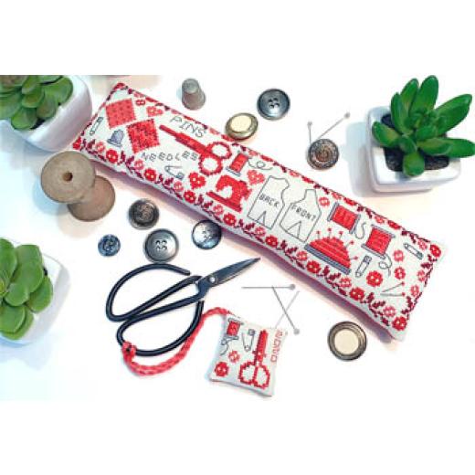 Tiny Modernist - Vintage Red Sewing Set (Stickvorlage)