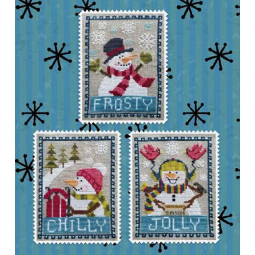 Waxing Moon Designs - Snowman Trio