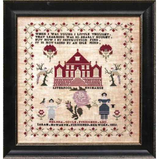Hands Across The Sea Samplers - Sarah Howarth 1835
