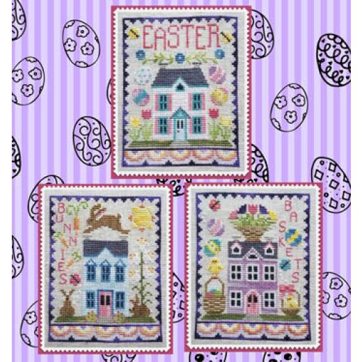 Waxing Moon Designs - Easter House Trio