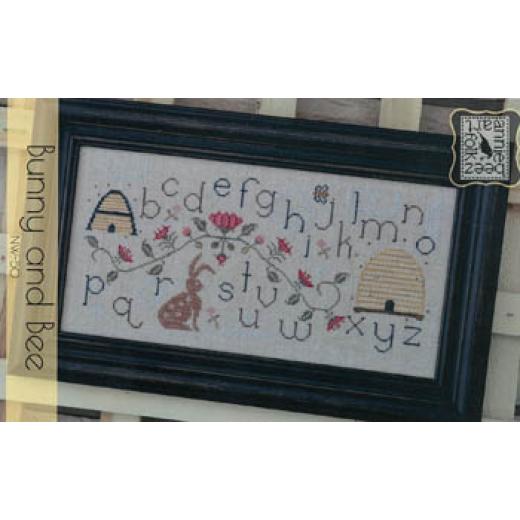 Annie Beez Folk Art - Bunny And Bee