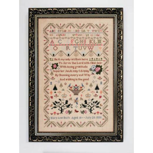 Fox and Rabbit Designs - Mary Ann Bush 1838