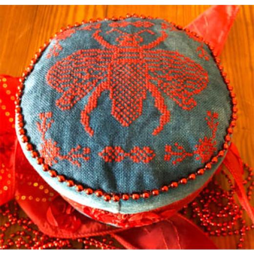 Dames of the Needle - Royal Red Bee Drum