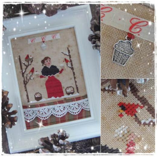 Fairy Wool In The Wood - Cupcake For Cardinals w/charm