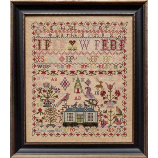Hands Across The Sea Samplers - Jane Fiddes 1835