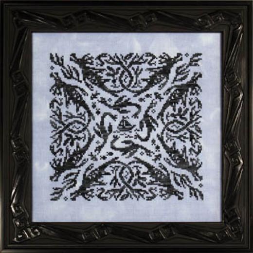 Ink Circles - Elemental Dragons - Water