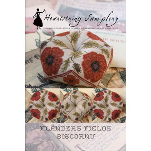 Heartstring Samplery - Flanders Fields Biscornu