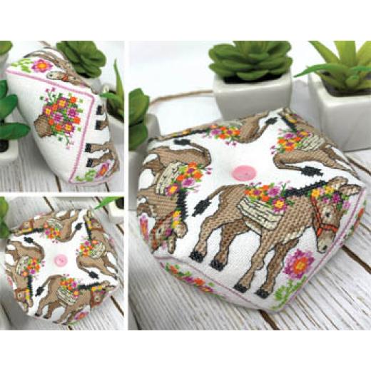 Tiny Modernist - Donkey Biscornu (Stickvorlage)