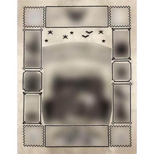 Tiny Modernist - Halloween Ouija 1 (Stickvorlage)