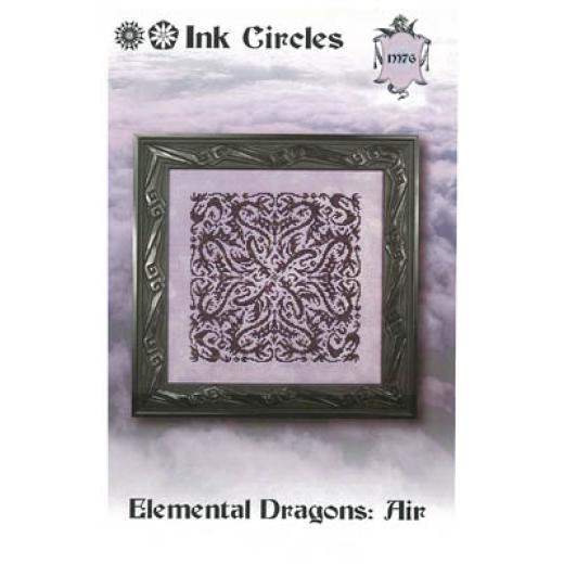 Ink Circles - Elemental Dragons - Air