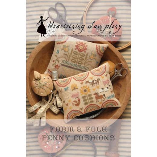 Heartstring Samplery - Farm & Folk Penny Cushions
