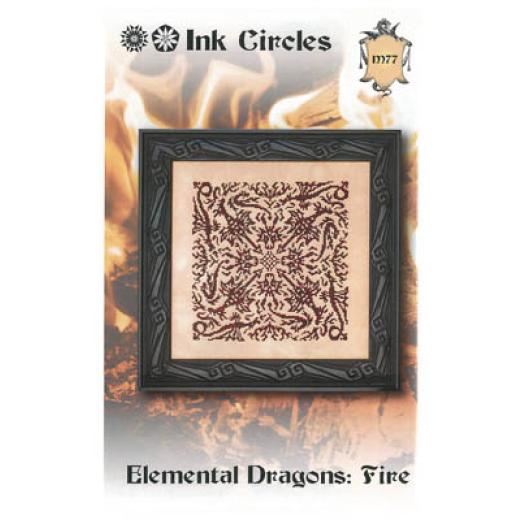 Ink Circles - Elemental Dragons - Fire