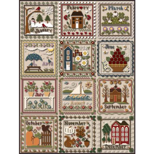 Little House Needleworks - Months Of The Year