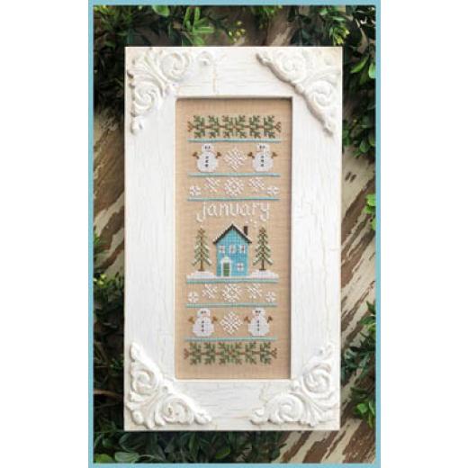 Country Cottage Needleworks - Sampler Of The Month January