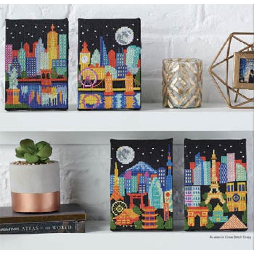 Tiny Modernist - Night Skylines (Stickvorlage)