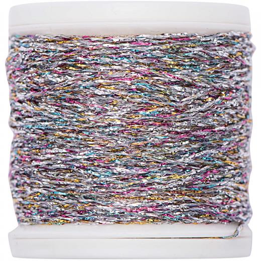 Sticktwist Metallic No. 10 - silber-bunt Rico Design