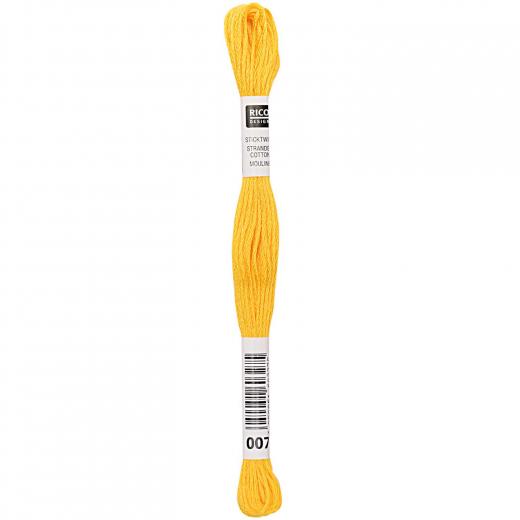 Rico Design Stickgarn (Sticktwist) - Farbe 7 zitrone