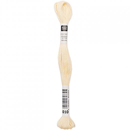 Rico Design Stickgarn (Sticktwist) - Farbe 10 hellgelb