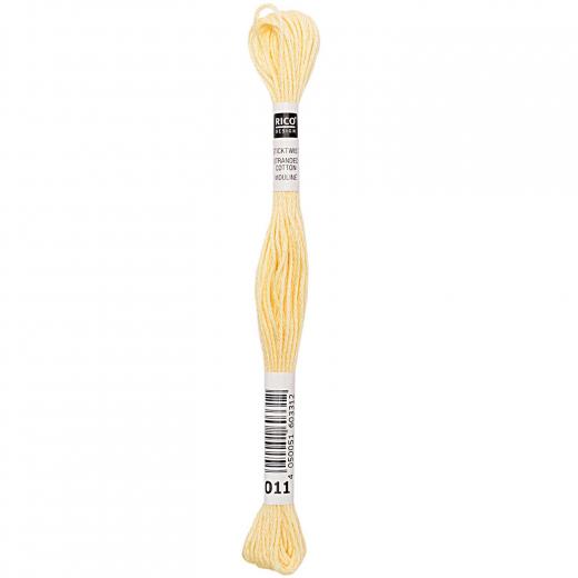 Rico Design Stickgarn (Sticktwist) - Farbe 11 hellgelb