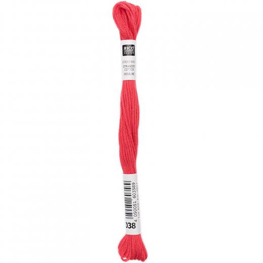 Rico Design Stickgarn (Sticktwist) - Farbe 38 rot