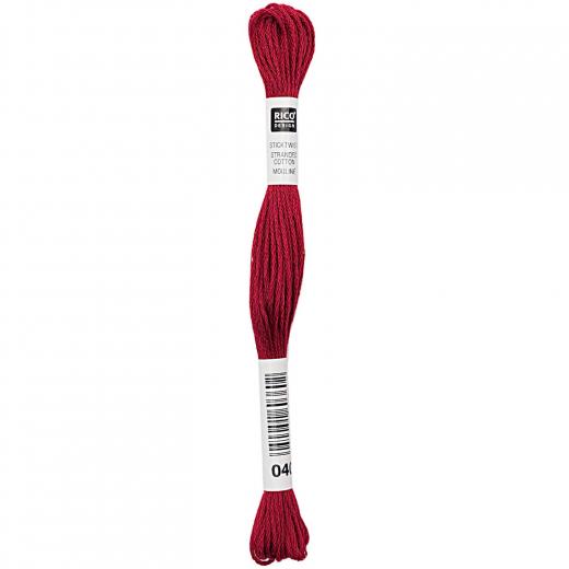 Rico Design Stickgarn (Sticktwist) - Farbe 40 rot