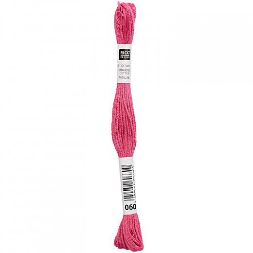 Rico Design Stickgarn (Sticktwist) - Farbe 60 fuchsia