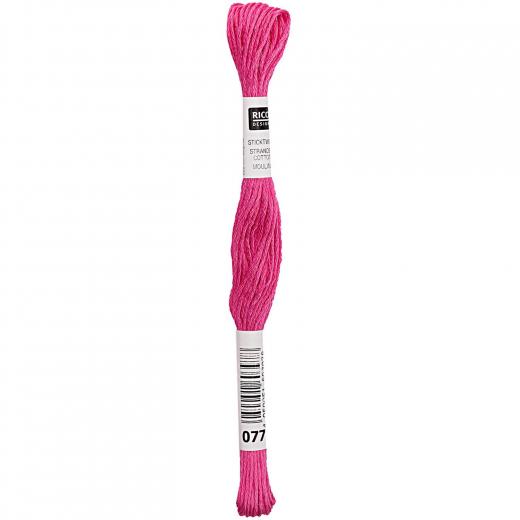 Rico Design Stickgarn (Sticktwist) - Farbe 77 pink