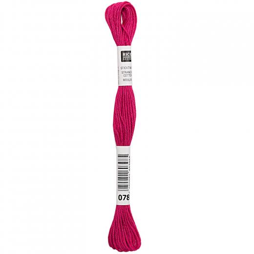 Rico Design Stickgarn (Sticktwist) - Farbe 78 pink