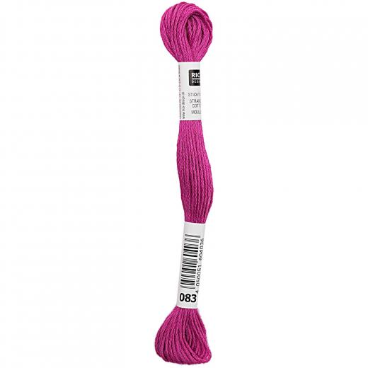 Rico Design Stickgarn (Sticktwist) - Farbe 83 magenta