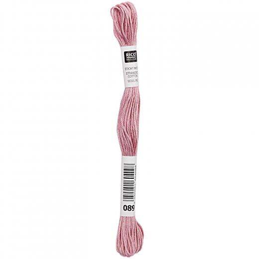 Rico Design Stickgarn (Sticktwist) - Farbe 89 brombeer